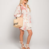 Twinset Ti.Amo Estampado Ilustração Paradisíaca