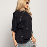 T-Shirt Ti.Amo Argolas Perfuradas