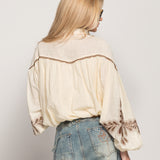 Blusa Ti.Amo Bordado Padrão Étnico
