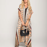 Vestido Com Padrão Motivos Luxuosos