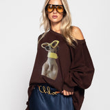 Camisola Ti.Amo De Felpa Stylish Dog
