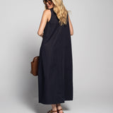 Vestido Ti.Amo Oversize Com Costura Intercaladas