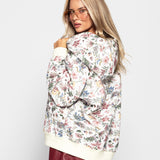 Casaco Ti.Amo De Felpa Estampado Floral