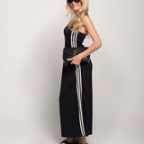 Vestido Ti.Amo Justo Com Lista Tripla