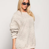 Sweat Ti.Amo Leo print Degradé