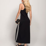 Vestido Ti.Amo Justo Com Lista Tripla