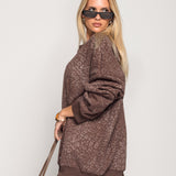Sweat Ti.Amo Leo print Degradé