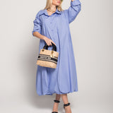 Vestido Camiseiro Ti.Amo Com Drapeado