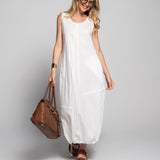 Vestido Ti.Amo Oversize Com Costura Intercaladas