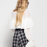 Blusa Ti.Amo Folhos Plissados