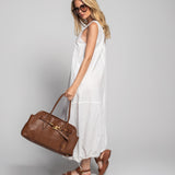 Vestido Ti.Amo Oversize Com Costura Intercaladas