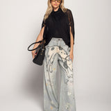Calça Ti.Amo De Ganga Wide Leg Motivos Dog