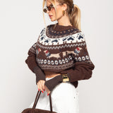 Camisola Ti.Amo De Malha Mistura De Lã  Christmas Mood