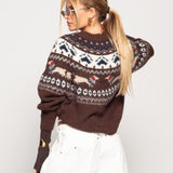 Camisola Ti.Amo De Malha Mistura De Lã  Christmas Mood