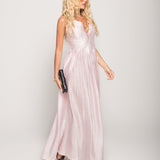 Vestido Ti.Amo Longo Risca Diplomática Decote Glamour
