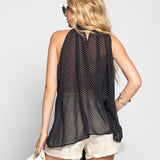 Top Ti.Amo Acetinado Polka Dot