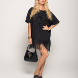 T-Shirt Ti.Amo Bordado Laços Strass