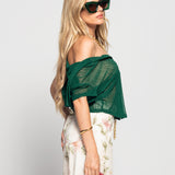 Camisa Ti.Amo Transparente Com Capuz