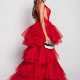 Vestido Glamour Barra Strass Tule Glitter