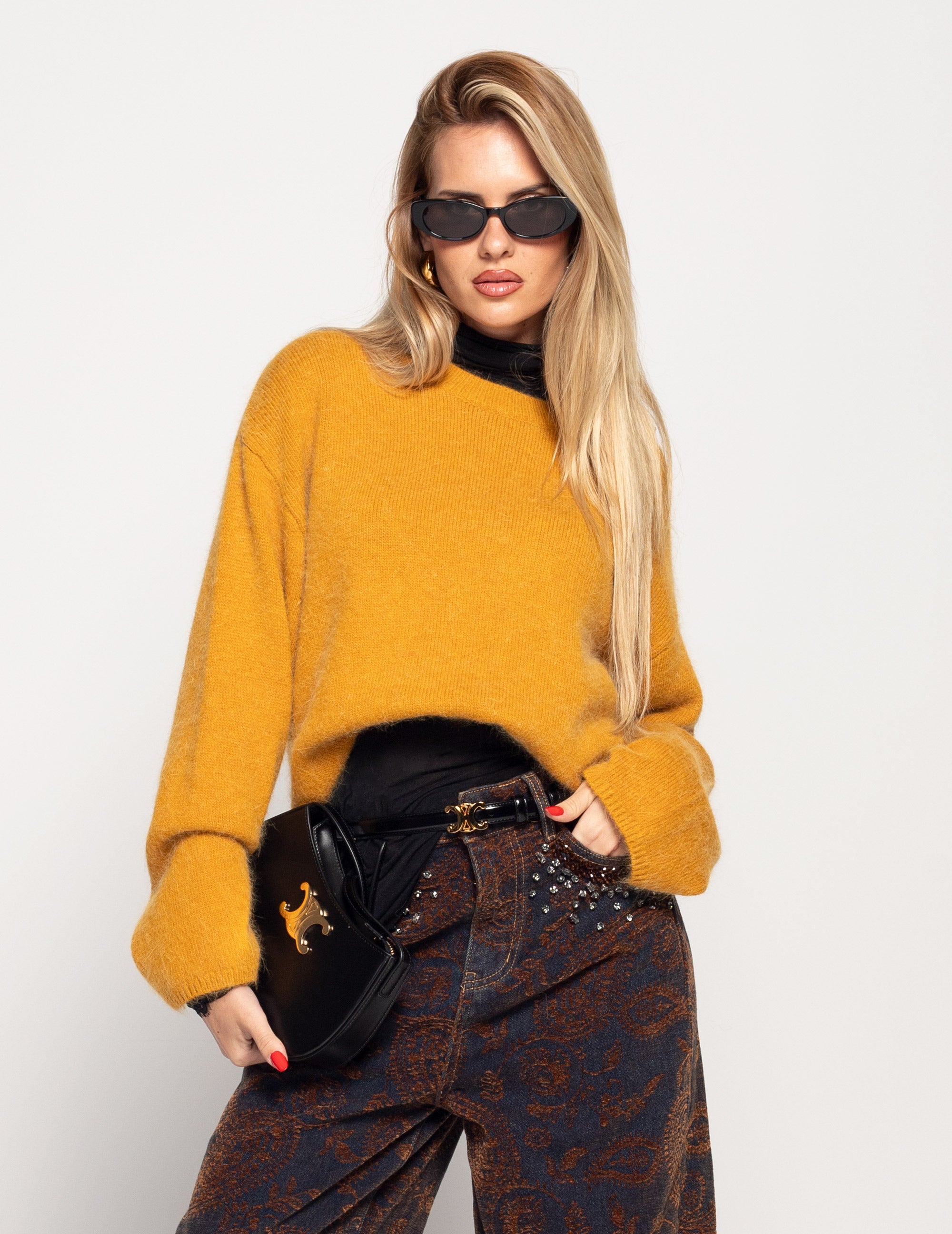 Camisola Ti.Amo De Malha Com Mistura De Lã