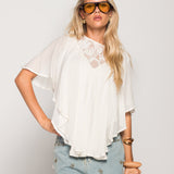 Blusa Ti.Amo Decote Em Guipura