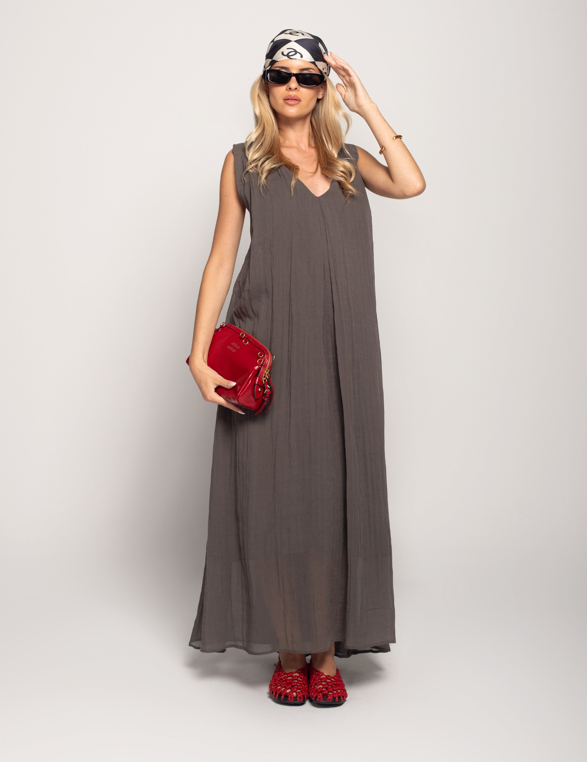 Vestido Ti.Amo Decote Em Bico E Costas Abertas