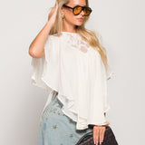 Blusa Ti.Amo Decote Em Guipura