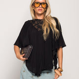 Blusa Ti.Amo Decote Em Guipura