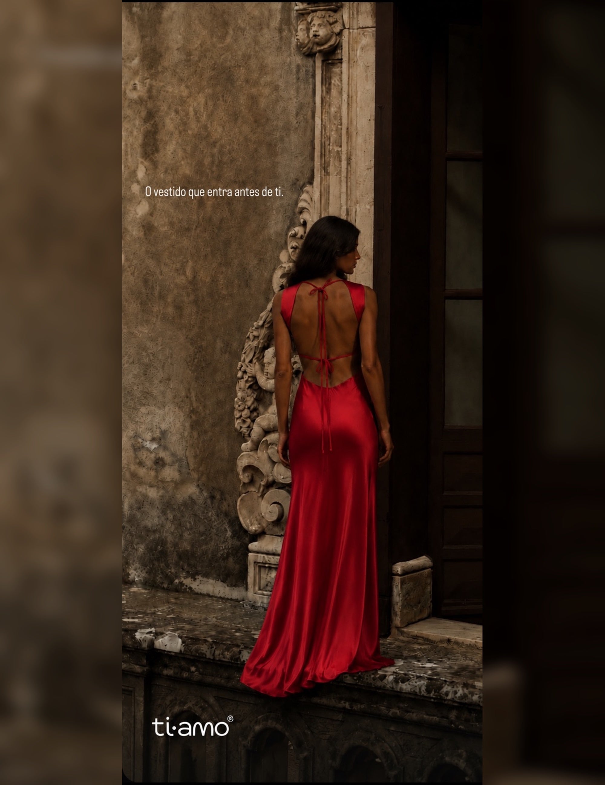 Vestido Longo Glamour Acetinado Premium Costas Abertas