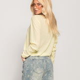 Casaco Cropped Ti.Amo De Malha