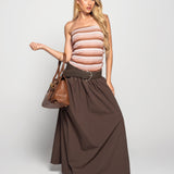 Vestido Ti.Amo Evasê Com Cinto Efeito Pele