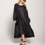 Vestido Ti.Amo Oversize Com Drapeado