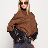 Camisolão Ti.Amo Efeito Camurça