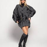 Camisola Ti.Amo De Malha Com Mistura De Lã Decote Em Bico