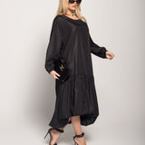 Vestido Ti.Amo Oversize Com Drapeado