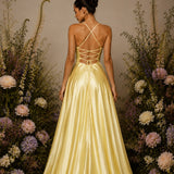 Vestido Glamour Abertura Lateral Atilhos