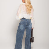 Calça Ti.Amo De Ganga Aplicação De Botões Dourados Com Motivos
