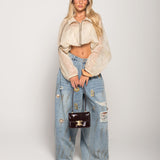 Calça Ti.Amo De Ganga Aplicações Douradas