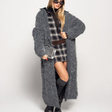 Casaco Ti.Amo De Malha Mistura De Lã Midi