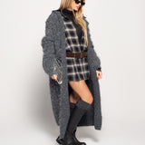 Casaco Ti.Amo De Malha Mistura De Lã Midi