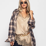 Camisa Ti.Amo Xadrez Com Bolsos