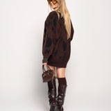 Camisola Ti.Amo De Malha Com Mistura De Lã Decote Em Bico