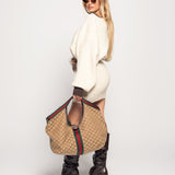 Vestido Ti.Amo De Malha Mistura De Lã Cinto Pêlo