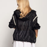 Bomber Ti.Amo De Guipura Com Missangas