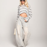 Calça Ti.Amo De Ganga Baloon Com Pérolas