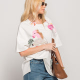 T-Shirt Ti.Amo Cavalos Bordados