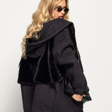 Casaco Ti.Amo Acolchoado Com Pêlo Natural