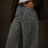Calça Ti.Amo Com Efeito Na Ganga & Strass
