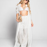 Twinset 100% Linho Vestido/Camiseiro + Calça