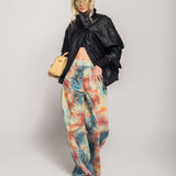 Calça Ti.Amo De Ganga Wide Leg Tie Dye